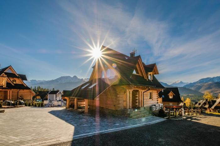 Domki Panorama Tatry Wellness sauna, jacuzzi, kominek