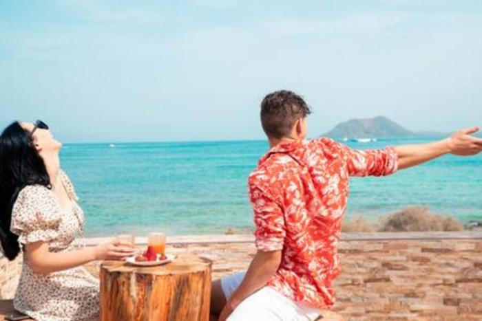 Beachfront Villa San Antonio with Private Heated Pool BBQ in the Heart of Corralejo by Amazzzing Travel