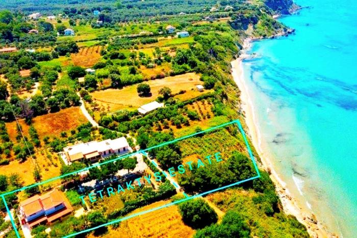 TETRAKTYS ESTATE seaview beachside ΥΔΩΡ with big garden