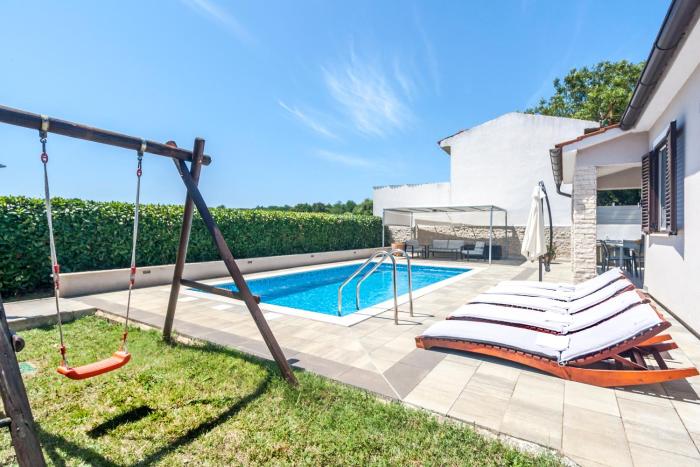 Villa House Gortan - with heated pool near Pula Istria - Ferienhaus Istrien