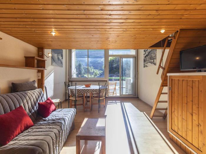 Studio cosy 4 pers, balcon vue montagne, proche pistes Gourette - FR-1-400-11