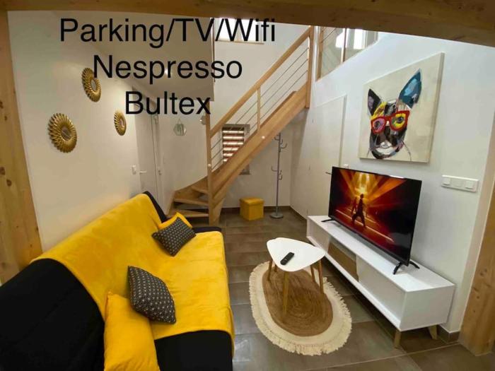 Duplex tout confort, 2 min de Colmar, parking gratuit