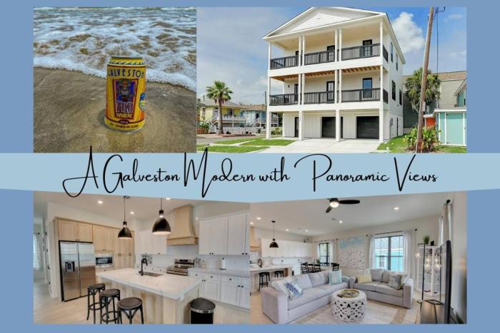 A Galveston Modern with Panoramic Views for Summer