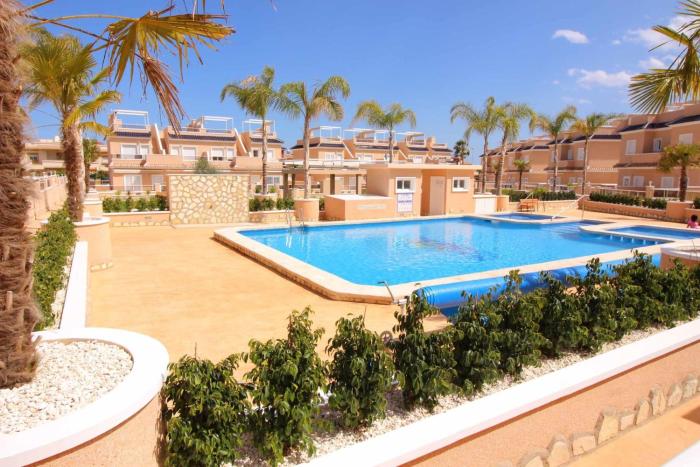 Duplex campoamor heated pool