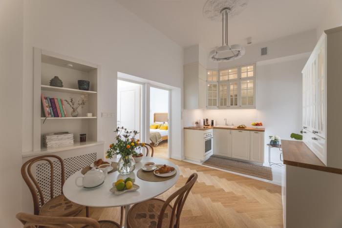 Apartment Nowy Świat 61 with parking