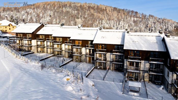Wonder Home - Apartamenty z balkonami i ogródkami, blisko stoku narciarskiego Karpatka i szlaków turystycznych