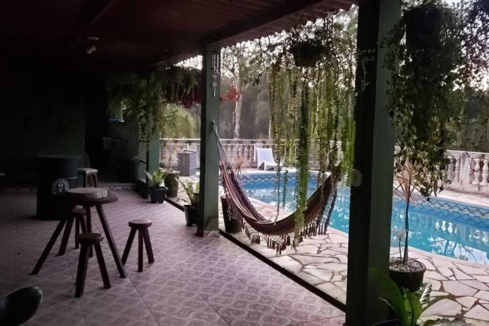 Rancho Araman Chácara Ibiúna c piscina e lago