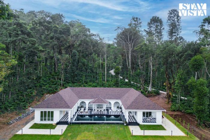 StayVista at Mudra Manor Coorg temperature controlled pool Villa