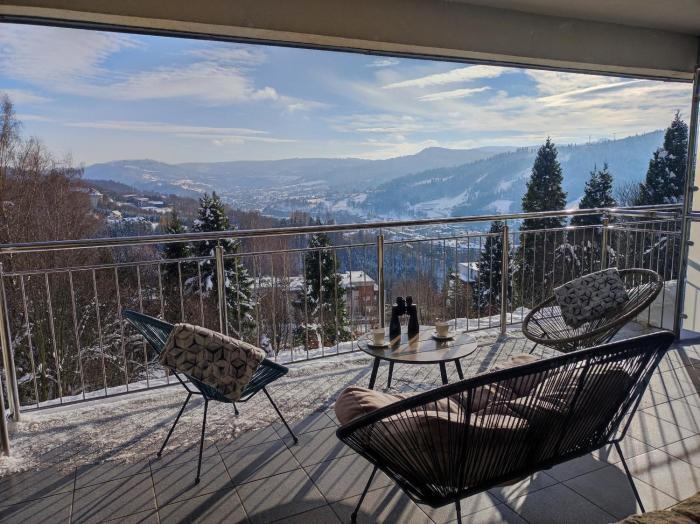 Apartament widokowy z tarasem Bukowa Wisła