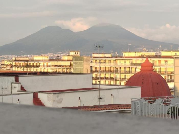 LidaHouse Terrace and Vesuvio view next Museum By HouseinNaples