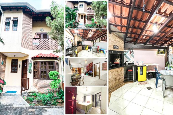 Paz e Mar Beach House - Aréa Gourmet completa