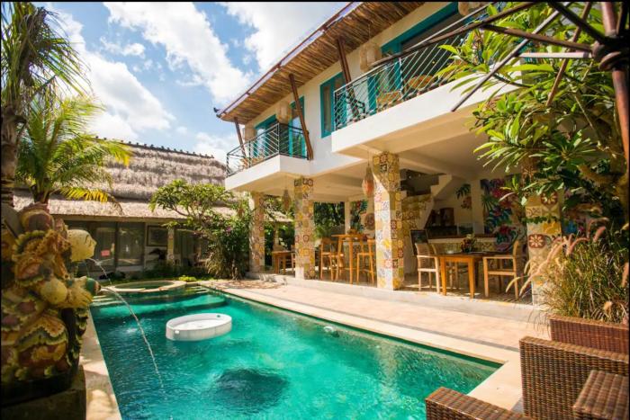 Ubud Dream-III: 2-BDR apartments above the pool