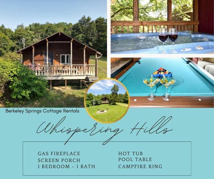 Whispering Hills -- Pet Friendly - Hot Tub - Grill - Wifi - Fire Pit - Covered Porch - Screen Porch - Fireplace - View - Billiard Table - Game room