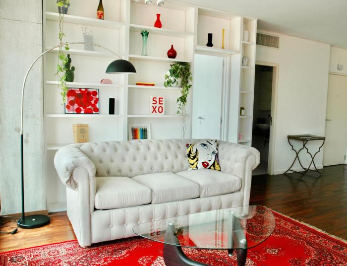 Amplio departamento con balcon, zona Palermo hollywood