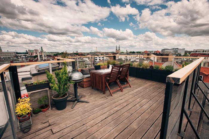 Apartment with a roof terrace