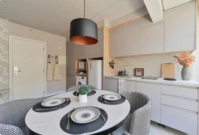 Apto NOVO, 8 min à pé Av Paulista, perto Sirio