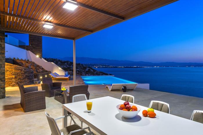 Luxury seafront design villa Kyma in Tersanas Owner listing