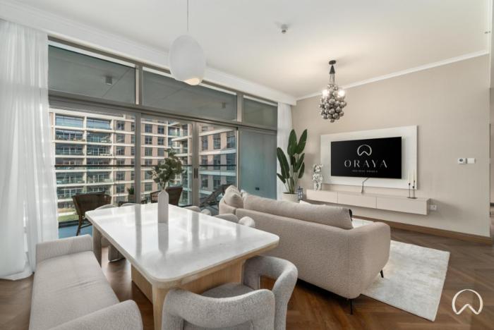 Oraya - Stunning 2BR- Mulberry Dubai Hills, Pool-Park view
