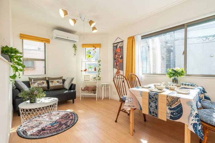 押上·晴空塔·イ浅草寺商圈、隅田川附近豪华家庭套房机场直达new一户建可接送地铁站