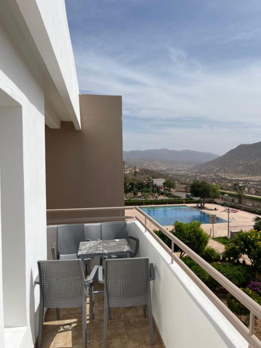 appartement vue sur piscine et montagne imi ouadar taghazout