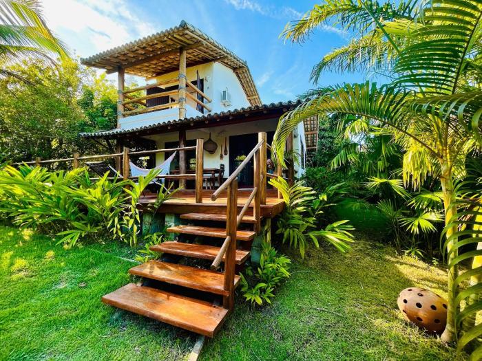 Casa com piscina e vista para a Praia do Espelho