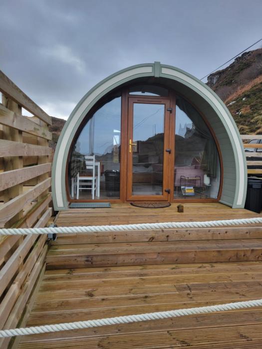 Handa pod in scottish highlands.