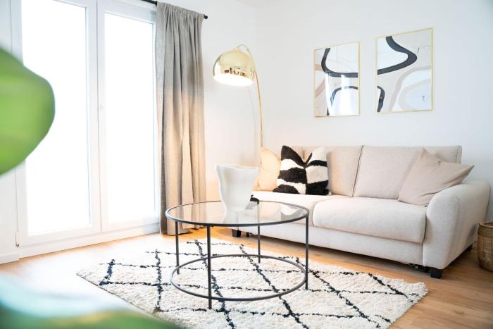 Design Apartment Wolfsburg I, mit Terrasse Smart TV, HighSpeed WLAN, Nespresso Maschine