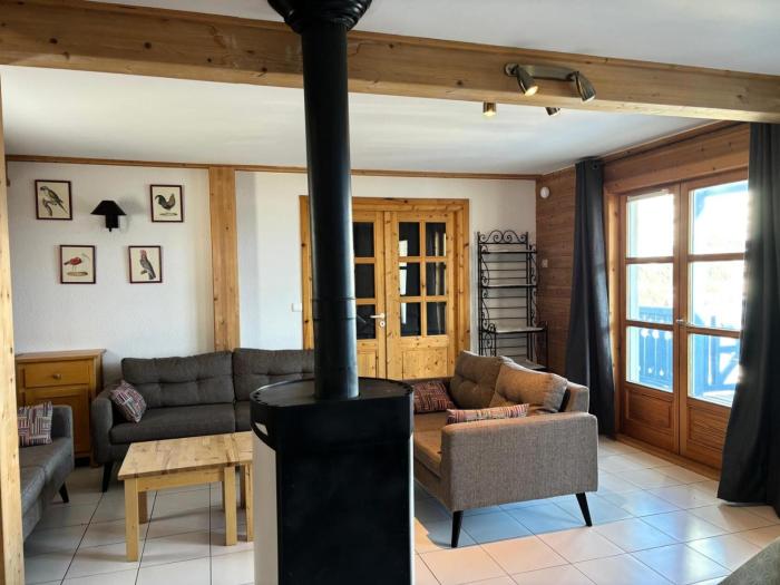 Résidence Hameau - Chalet lumineux · Poêle à bois · Sauna · Garage MAE-7348