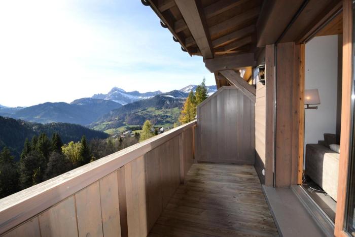 Résidence Cheloup - Appartement de charme avec une superbe vue sur le Mont Charvin MAE-2174