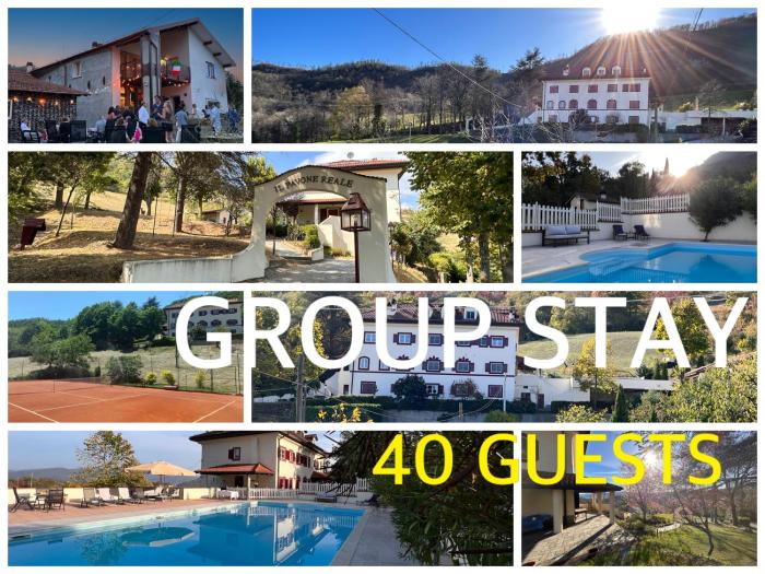 GROUP STAY VILLA - 40 Guests - PRIVATE POOL - TENNISCOURT - PRIVATE COOK - CONVERANCE ROOM villaitaly eu