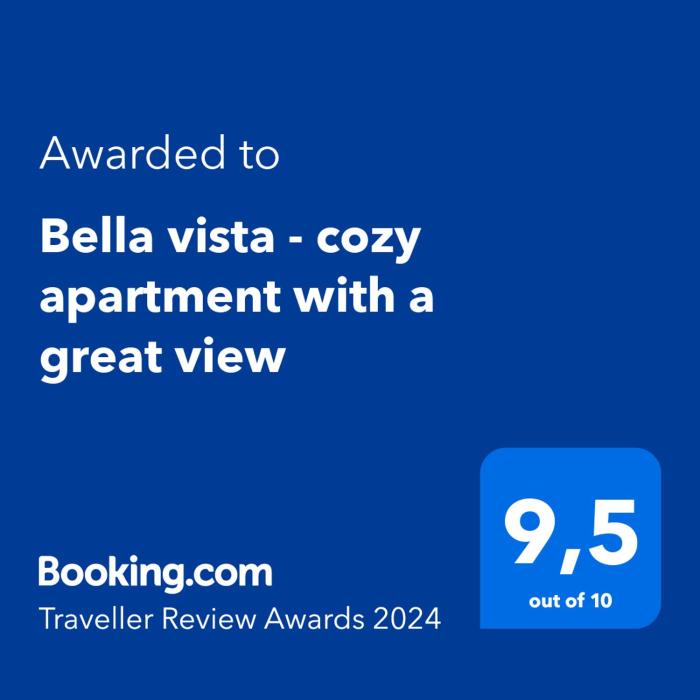 Bella vista - cozy apartment with a great view