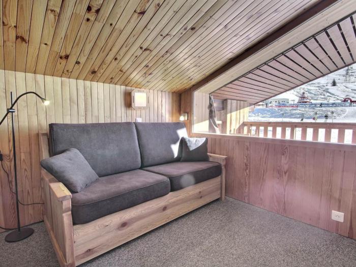 Appartement 2 pièces avec belle vue sur pistes, animaux admis - FR-1-455-252