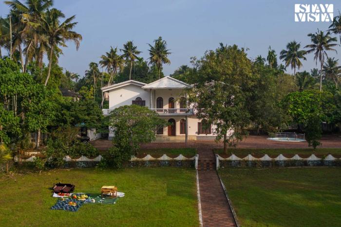 StayVista at Periyar Palace- Pet Friendly, River View Villa with Garden