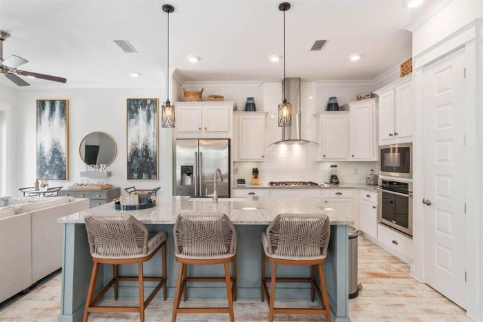 30A Top Rated! Heated Resort Pool+Golf Cart+Bikes+Bunks+Beach Gear