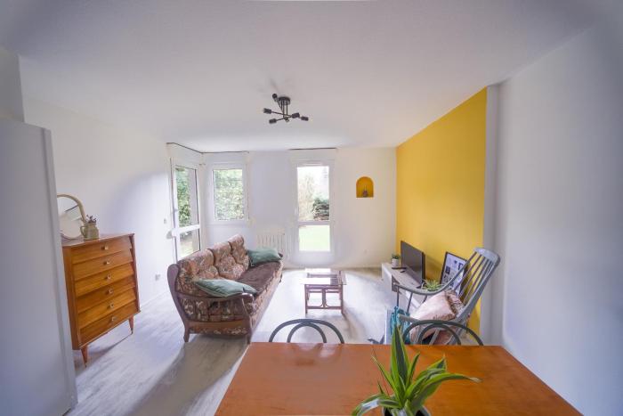 Appartement en rez-de-chaussée avec jardin