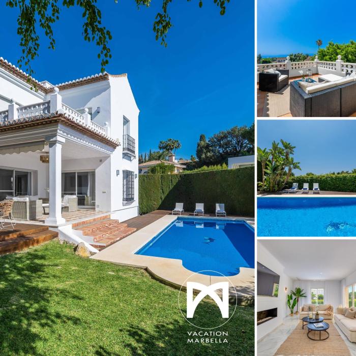 VACATION MARBELLA I Villa Nadal, Private Pool, Lush Garden, Best Beaches at Your Doorstep
