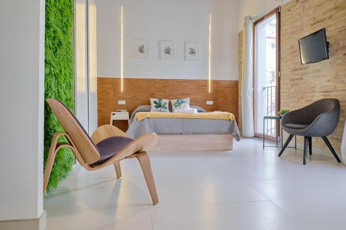 Loft elegante con techos altos en Plaza del Carmen