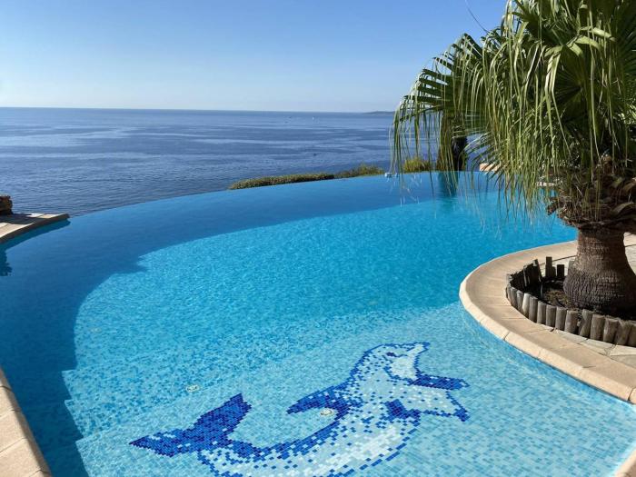 Villa avec piscine à débordement et climatisation, Côte dAzur - FR-1-768-71