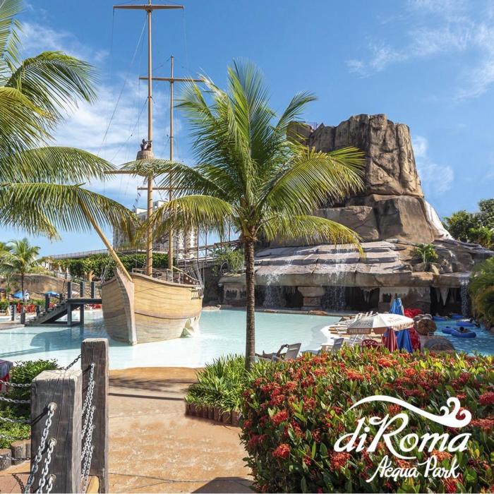 Spazzio diRoma com Parque Aquático Incluso