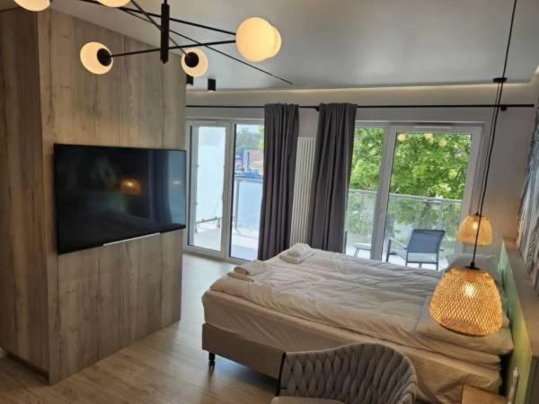 Apartament z widokiem na port