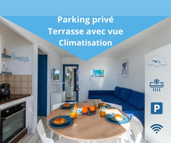 Les Jardins du CouchantProche MerClimatisationparking privé