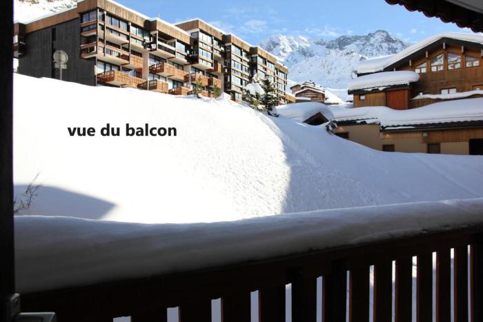 Résidence Hauts De La Vanoise - VAL THORENS location: petit appartement confortable pour 4 personnes avec un grand balcon MAE-9039
