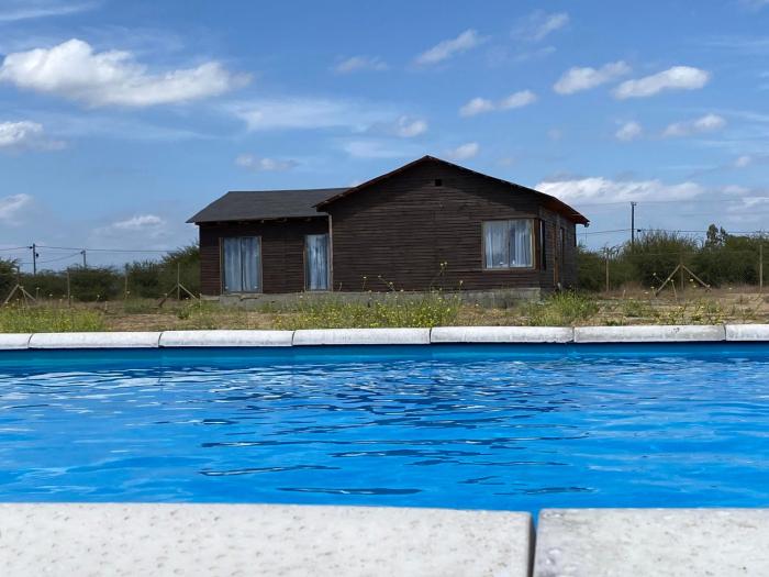 Cabaña con piscina