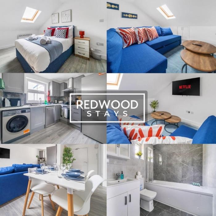 Centrally Located Serviced Apartments in Aldershot Town Centre, Free WiFi By Redwood Stays