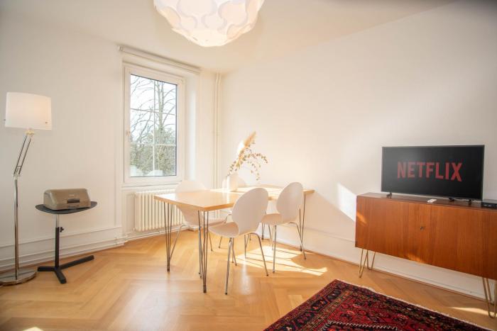 Spacious apartment next to park with free BaselCard