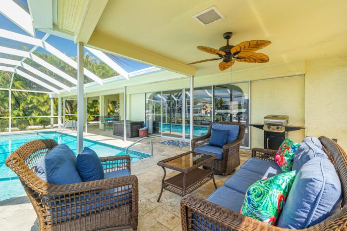 Canal-Front Cape Coral Family Home: Pets Welcome