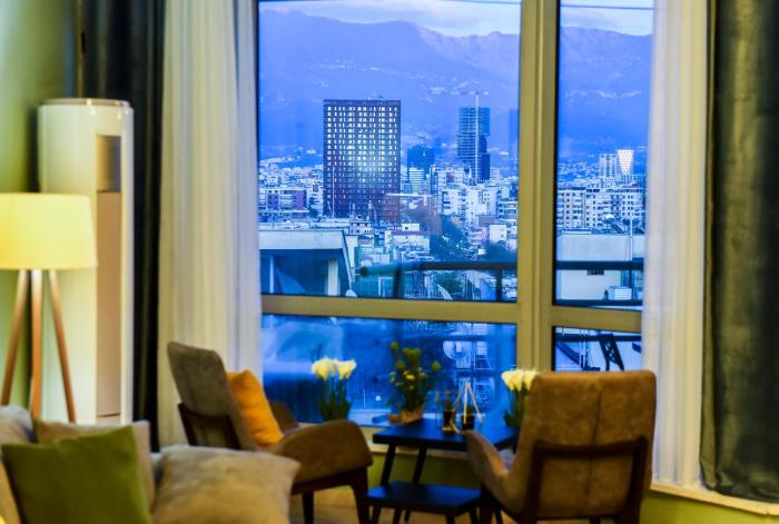 Cityscape Tirana 2BR Kavaja St, 11 FL, Dajti View