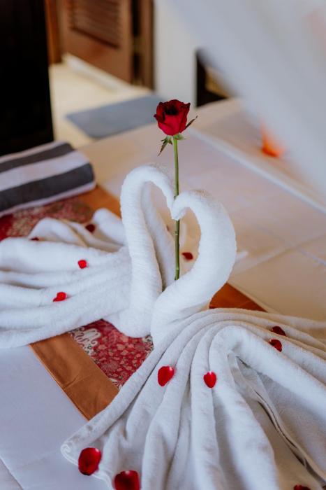 villa with rice field views in ubud