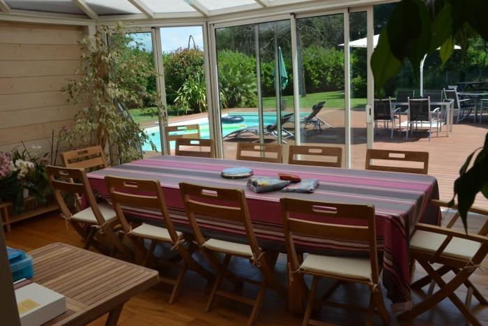 Villa avec piscine à proximité des plages et de la forêt