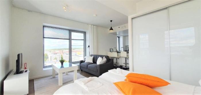 Kotimaailma Apartments - Upea yläkerroksen studio - Itsenäisyydenkatu